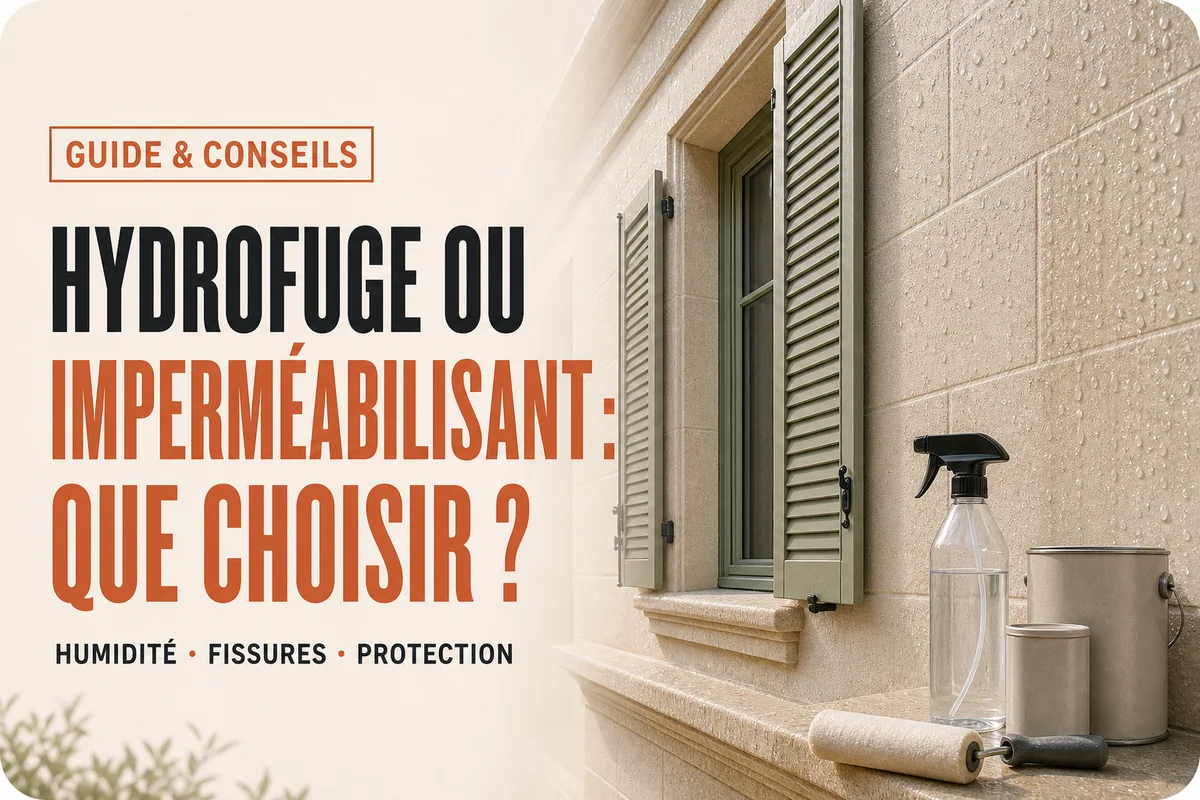 Hydrofuge ou imperméabilisant : quelle protection choisir pour vos murs ?